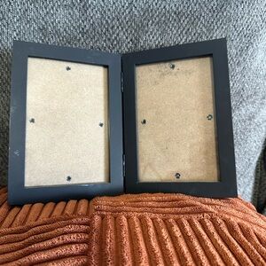 Double Photo Frame in Black